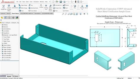 solidworks sheet metal certification exam|how to become solidworks certified.